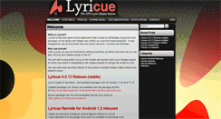 Desktop Screenshot of lyricue.org