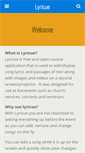 Mobile Screenshot of lyricue.org
